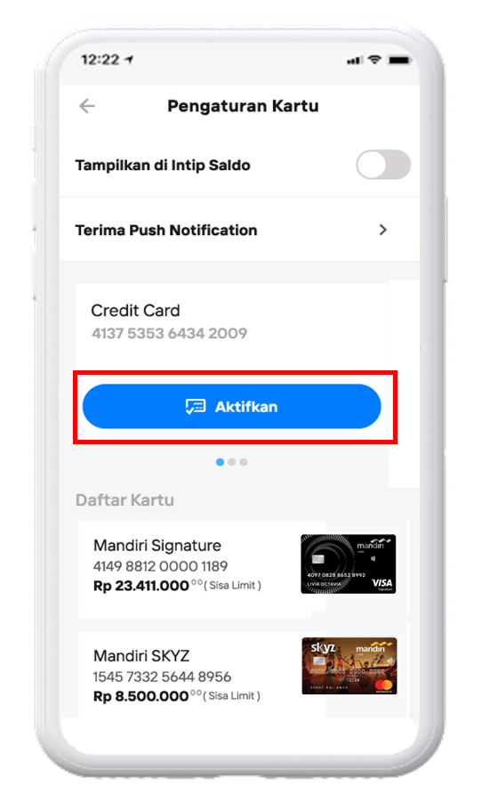 Aktivasi Mandiri Kartu Kredit (bmri.id/actv) Mandiri Kartu Kredit