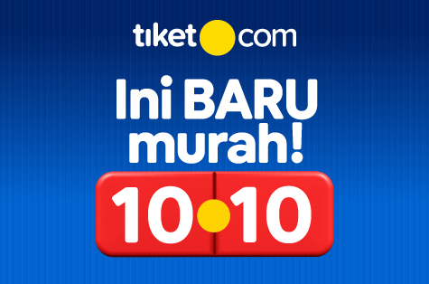 Promo 10.10 di Tiket.com Poton...