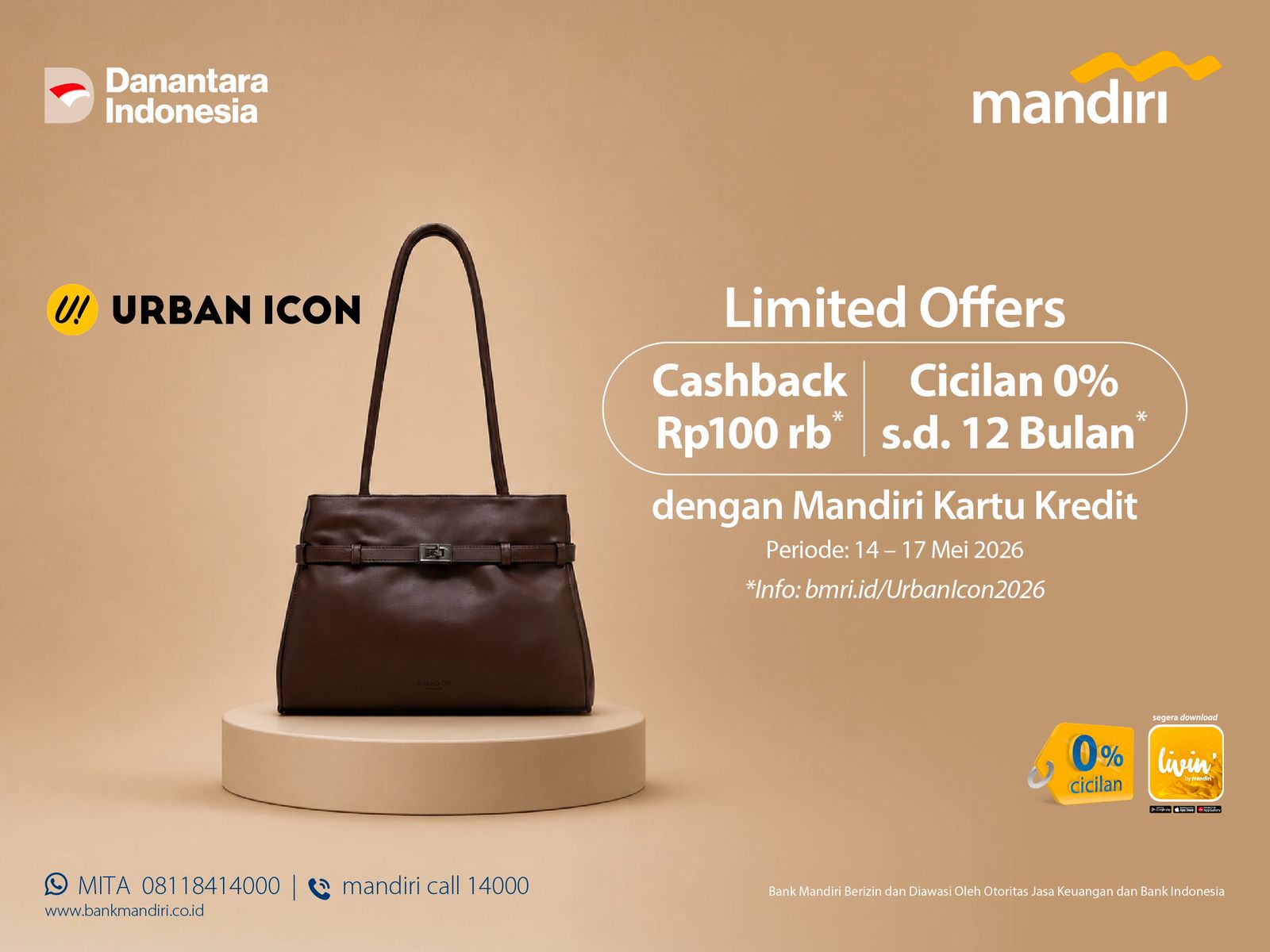 Limited Offer Cashback Rp100 r...
