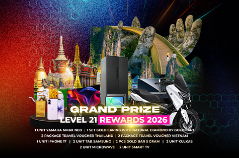 Level 21 Bonus, Raih Bonus Eks...