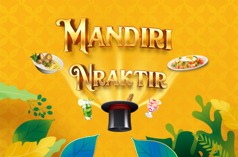 Diskon s.d. 50% dengan Mandiri...