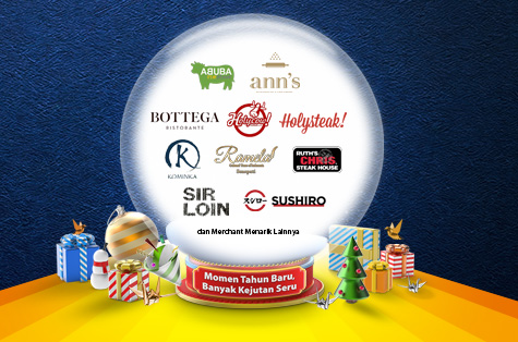 Diskon s.d. 50% dengan Mandiri...