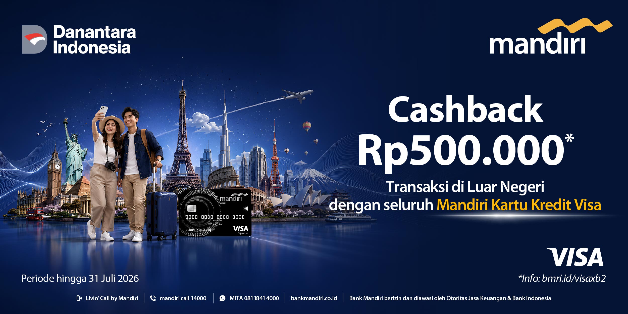 Cashback Rp500.000 untuk Trans...