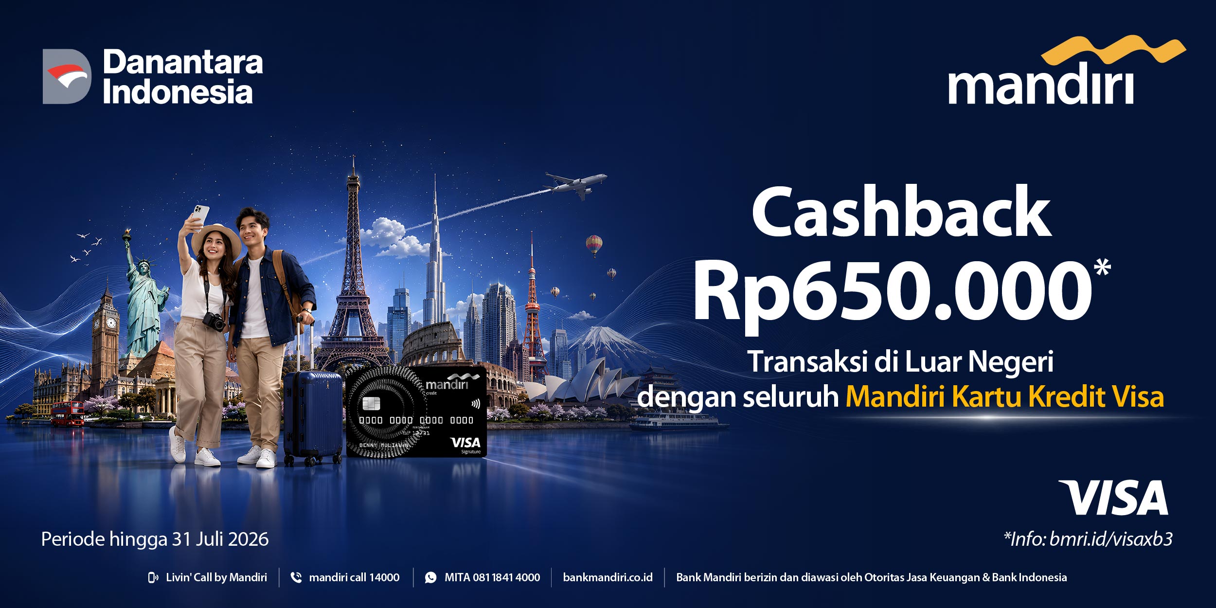 Cashback Rp650.000 untuk Trans...
