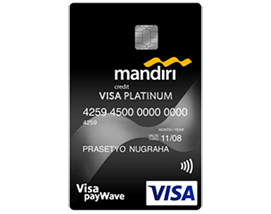 Mandiri Kartu Kredit Platinum dengan Fitur Contactless