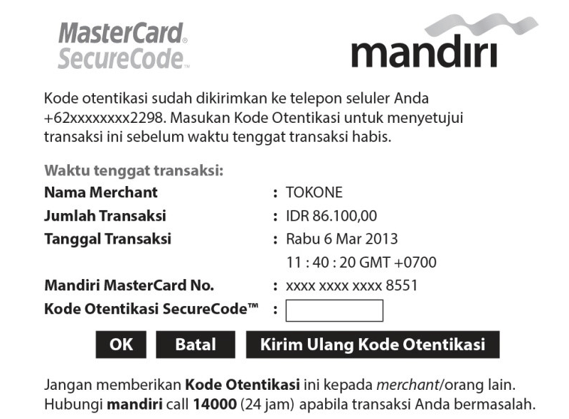 Syarat Ketentuan Mandiri Kartu Kredit