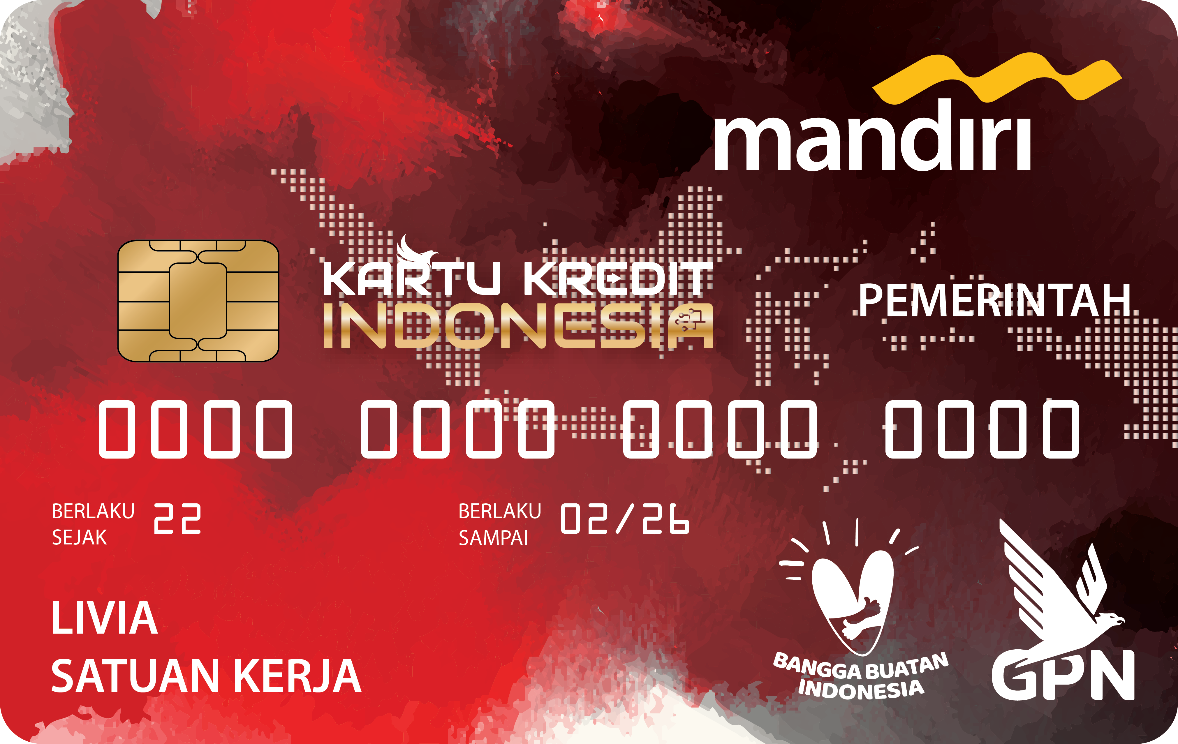 Mandiri Kartu Kredit Pemerintah Domestik